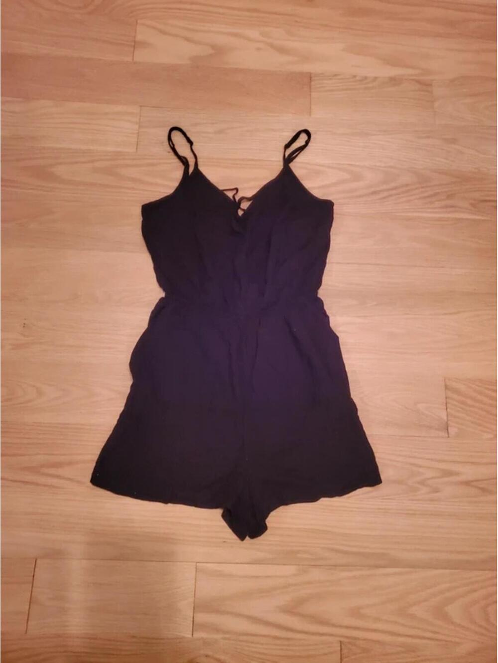 Divided Black Romper